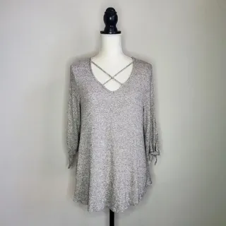 بلوز نرم طوسی