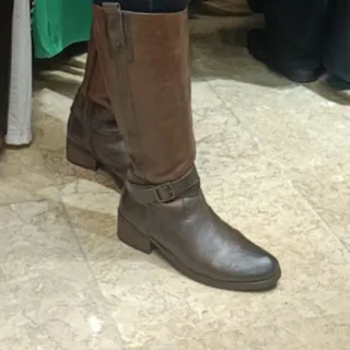 بوت بلند چرم زنانه