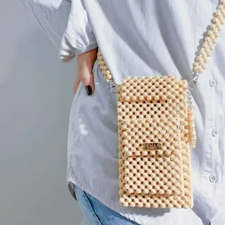 کیف گوشی مرواریدی