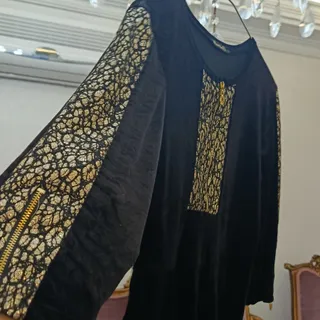 پیراهن مخمل مشکی
