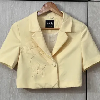 کت کراپ زارا زرد کره ایی